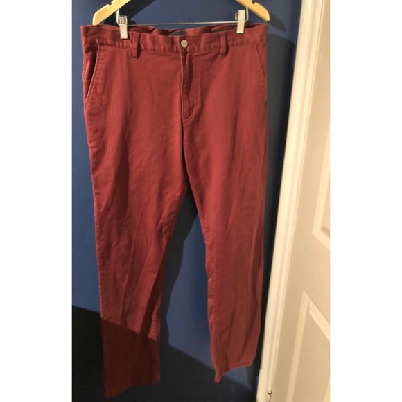 Oxblood Red RVCA Pants - Picture 3 of 9